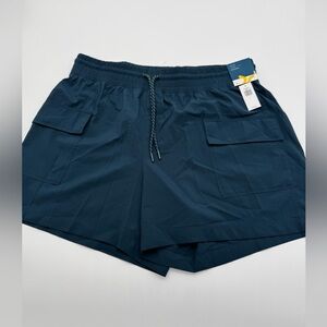 Women’s Old Navy High-Rise 5” Inseam Stretchtech Cargo Shorts Sz Large NWT